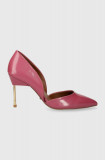 Cumpara ieftin Kurt Geiger London stilettos de piele Bond 90 culoarea roz 655998309