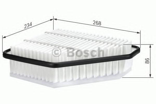Filtru aer TOYOTA AURIS (NRE15, ZZE15, ADE15, ZRE15, NDE15) (2006 - 2012) BOSCH F 026 400 171