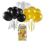 Bunch O Baloons - Set party baloons refill Negru/Auriu/Alb, Zuru