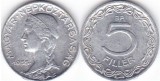 Ungaria 1955 - 5 filler, circulata