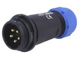 Mufă SP21 tată 5 PIN IP68 30A 500V pentru cablu 7-12mm