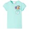 Tricou pentru copii, verde mentă deschis, 128 11032