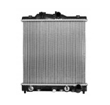 Radiator Honda Civic/Crx 91-95, motor: 1.5, Toyo type; diam int/ext - 28/28, 350x355x23, Aluminiu/ Plastic etansat mecanic, 19010P03902; 19010P03904