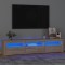 vidaXL Comodă TV cu lumini LED, stejar sonoma, 180x35x40 cm 3152756