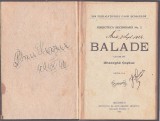C9222N Balade culese de George Coșbuc, 1922