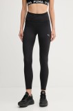 Puma leggins de antrenament culoarea negru, uni, 688144