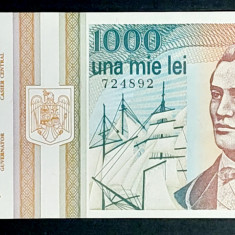 Bancnota 1000 lei mai 1993 UNC