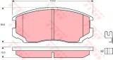 Set placute frana,frana disc MITSUBISHI COLT V (CJ, CP) (1995 - 2003) TRW GDB3214