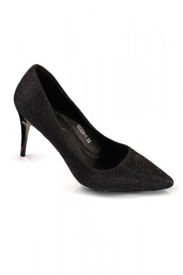 PDS110A-1 Pantofi stiletto accesorizati cu sclipici foto