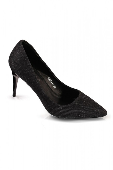 PDS110A-1 Pantofi stiletto accesorizati cu sclipici