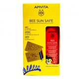 Loțiune de protecție solară pentru copii Apivita Bee Sun Safe Hydra Sun SPF50 200 ml + cadou 2 puzzle-uri și creioane colorate