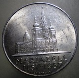 F.600 AUSTRIA MARIAZELL 25 SCHILLING 1957 XF ARGINT