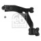 Brat suspensie roata Volvo C30, C70 2 Cabriolet, S40 2, V50; Ford C-Max, Focus 2, Focus C-Max, Febi Bilstein 31845, parte montare : Punte fata,