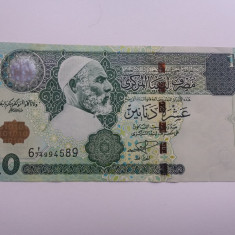 Libia Libya 10 Dinars ND