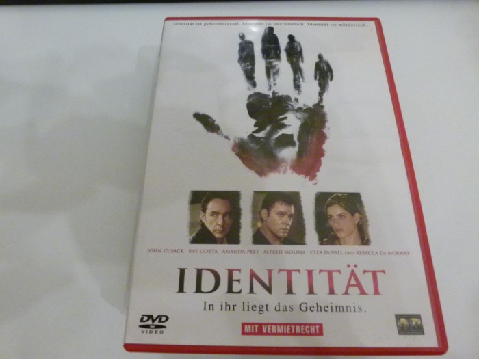 Identitate, dvd