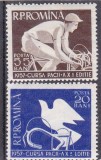 ROMANIA 1957 - CURSA PACII, MNH - LP. 430, Istorie, Nestampilat