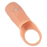 Mansoane pentru penis - Realistixxx Manson Realist cu Capat Deschis si Vibratii Ingroasa Penisul Mentine Erectia