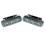 2 x 3 Led lumini de zi Masina Ceata DRL Alb 12V