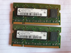 ram DDR2 -pentru laptop - 2x512 Mb - foto