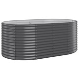 Cumpara ieftin Strat inaltat gradina 175x100x68 cm otel galvanizat
