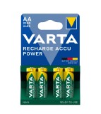 4 x baterii reincarcabile Varta Ready2use R6 AA Ni-MH 2100 mAh-Conținutul pachetului 1x Blister
