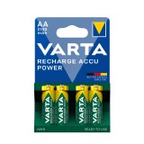 4 x baterii reincarcabile Varta Ready2use R6 AA Ni-MH 2100 mAh-Conținutul pachetului 1x Blister