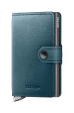 Secrid portofel de piele culoarea verde, MDu-Teal