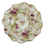 Cumpara ieftin Set 4 farfurii ceramica multicolora 21x2 cm
