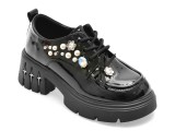 Pantofi GRYXX negri, 70725, din piele naturala lacuita