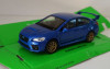 Macheta Subaru WRX STi albastru - Welly 1/36, 1:32