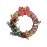 Coronita craciun Eventissimi, 30 cm, Multicolora