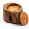Set suport pahare Rustic din lemn de măslin 6 buc
