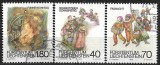 B1019 - Lichtenstein 1983 - Folclor 3v.stampilat,serie completa