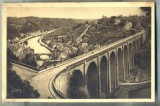 AD 447 C. P. VECHE -BRETAGNE-DINAN -LE VIADUCT -FRANTA - CIRCULATA 1933