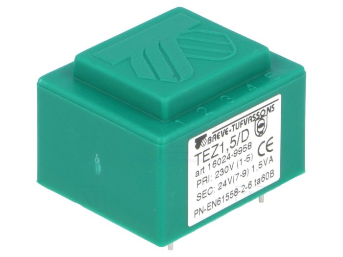 Transformator &icirc;ncapsulat 1.5VA 230V/24V