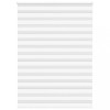 Jaluzea tip zebra alb lățime țesătură 160,9 cm poliester