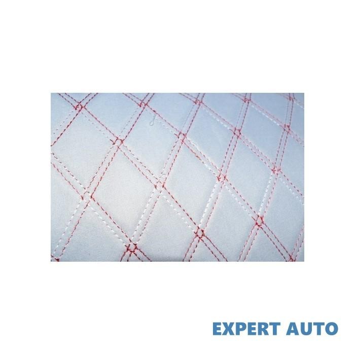 Material imitatie piele tapiterie romb negru/cusatura rosie 1,5mx1m cod: y01nr Alta marca Alt model #7