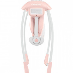 Leagan electric KikkaBoo cu conectare la priza Chillo Hippo Dreams Pink