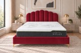 Pat Cloud 180x200 cm Tapitat Catifea Magenta Somiera Inclusa