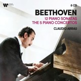 Beethoven: 12 Piano Sonatas / The 5 Piano Concertos (8CDs Box Set) | Claudio Arrau, Philharmonia Orchestra