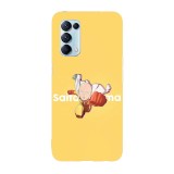 Husa compatibila cu Oppo A54 5G model Saitama One Punch Man, Silicon, TPU, Viceversa, Transparent, Carcasa