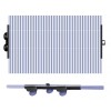 Parasolar Auto Retractabil UV cu Ventuze 46x130cm, Universal, Aluminiu Reflectorizant, Protectie Solara Parbriz, Montare Rapida