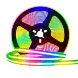 Banda LED Cob 672 LED/m 24V, RGB, 22W/m, 10mm, 5m