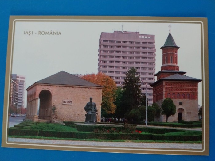 CPIB 23308 CARTE POSTALA - IASI. BISERICA SF, NICOLAE DOMNESC, CASA DOSOFTEI, NECIRCULATA