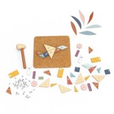 Joc educativ cu ciocanel si panou din pluta, Speedy Monkey