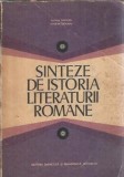 Sinteze de istoria literaturii romane - Sanda Radian, Venera Dogaru