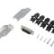 Conector D-Sub 15 pini 90&deg; pe cablu