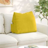 vidaXL Perna pentru spate Galben 60 x 20 x 50 cm Țesătură din corduroy 42015055