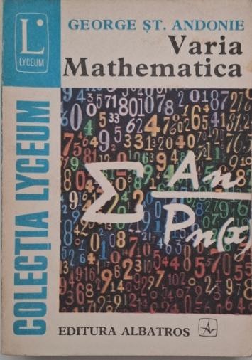 Varia Mathematica - George St. Andone