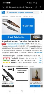 Cutit vintage Insulele Canare 2 foto